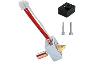 BZ 3D Sprite Extruder/Pro Heater Block Upgrade Hotend Kit,Ender 3 S1 Bi-Metal Heatbreak,Brass Nozzle 0.4mm for Ender 3 S1,Ender 3 S1 Pro,S1 Plus,CR10 Smart Pro,Sermoon V1,300℃