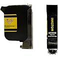 INKSTON 2590 BK Plus Black Solvent Ink Cartridge| Compatible with W3T10B Inkjet Printer| Quick Drying of Printer Suitable for Handheld Batch Coder Inkjet Printer (2590 Solvent Ink CARTRDGE)