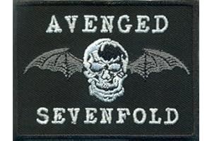 ‎PATCH AVENGED Sevenfold Winged Deathhead Batman Totenkopf Heavy Metal Aufnäher Patch