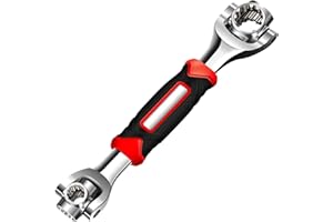 OZNEWLIFE Clé à douille universelle 52 en 1, outils de réparation rotatifs en acier inoxydable, clé rotative à 360 degrés