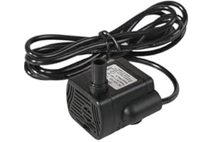 AIDNTBEO Solar Fountain Pump, Solar Power Amphibious Small Submersible Water Pump for Aquarium Fountain Pond(DC5.5V~12V) As Picture Show