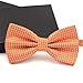 Produktbild WUNDEPYTIE Fliege Polyesterfaser Hochzeit Kind Bow Business Orange Krawatte