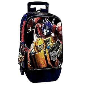 Transformers Mochila con Carro Plegable, Ruedas, Trolley