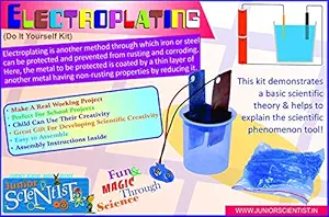 DIY Electroplating KIT - Box - STEM Activity Set - STEM Kits for Kids - Science Adventure Box - Tinkering LAB Model - School LAB Model ? Teacher?S Learning Material - TLM Model