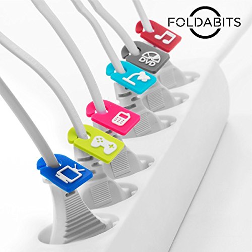 Bitblin IG111986 - Pack de 6 identificadores de Cables