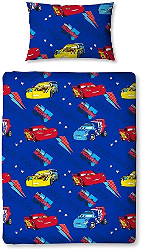 Disney Cars Movie Junior / Toddler Cot Bed Size Quilt Cover Duvet Set