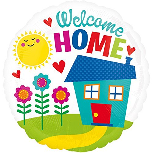Folienballon SONNIGES WILLKOMMEN XXL 45cm, Luftballon als Willkommensgeschenk + PORTOFREI mgl + Geschenkkartenset + Helium & Ballongas geeignet. High Quality Premium Ballons vom Luftballonprofi & deutschen Heliumballon Experten. Lustiges Willkommensgeschenk und Luftballon Deko für die Willkommensparty