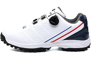 CLOFAB Chaussures de golf imperméables pour homme - Chaussures d'entraînement professionnelles légères et confortables réglables
