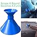 Price comparison product image BaZhaHei Windshield Ice Scraper Magic Cone-Shaped Snow Remover Scrape A Round Ice Becomes A Funnel Shovel Tool to Protect Automobile Windscreen