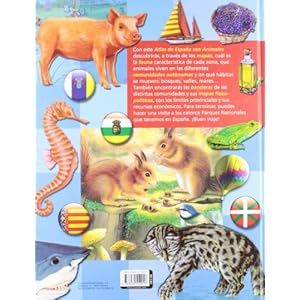 Atlas de Espana con animales / Atlas of Spain with Animals