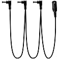 Guitar Pedal 9V Power Supply Splitter Cable, 3 Way Daisy Chain Cable, for Guitar Effects