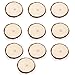 Price comparison product image NUOLUX Wood Log Slices Discs for DIY Crafts Wedding Centerpieces 7-9CM 10pcs (Wood Color)
