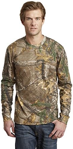 Russell Outdoors Realtree Long Sleeve Explorer 100% Cotton T-Shirt with Pocket. S020R Realtree Xtra XL (US)