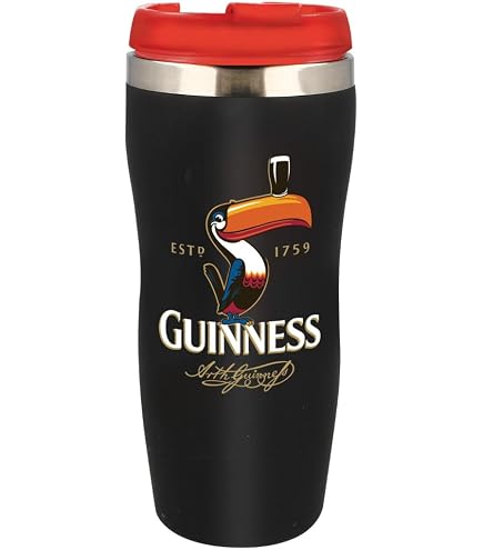 Parapluie Guinness Moderne - Poignée Courbée Noire Avec Logo Et Signature Arthur Guinness