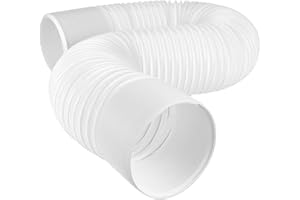 CHILDWEET 1 Pc Manguera De Escape De Aire Acondicionado C.a Manguera De Escape De Ca Manguera Portátil Elac Material De Polipropileno Hickon Salida De Aire 15c Tubo De Salida