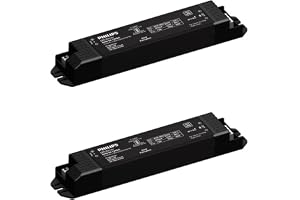 PHILIPS Strip Light 60-watt LED Transformer LED Strip 5A Driver for Power Supply Black, Pack of 2