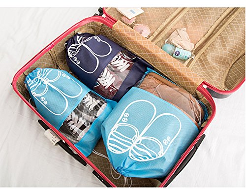 FunYoung Schuhbeutel mit Zugband Wasserabweisend 10er Set - 2