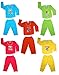 Awesome Kidz Unisex Kids Cotton Printed T-Shirt & Pant Combo Set for Baby, Infants & Toddlers – Pack of 10, 5 T-Shirt & 5 Pant RS.599.00