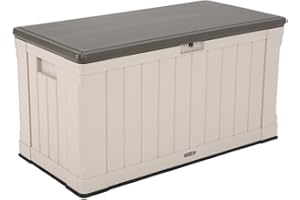 LIFETIME Coffre de Rangement extérieur Marron 127,9 x 64 x 67,2 cm