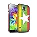 Produktbild Stuff4® Matte Snap-On Hülle/Case für Samsung Galaxy S5/SV/Myanmar/Burma Muster/Asien Flagge Kollektion