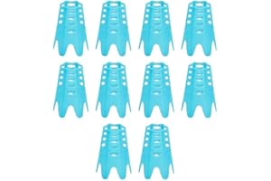 MiOYOOW 10 Stück Golf Tees Kunststoff Golf Simulator Tees tragbare Golf-Trainings-Tees für das Üben im Innen- und Außenbereich