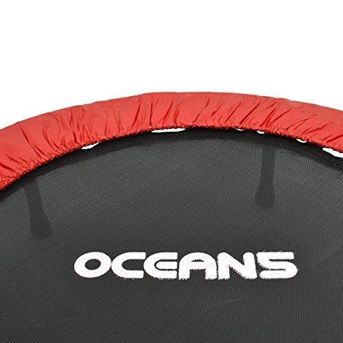 Ocean5 Easy Jump 100 Fitness-Trampolin mit Randabdeckung, Minitrampolin 82 – 90 cm Ø, Gesundheitstrampolin bis 120 kg belastbar - 2