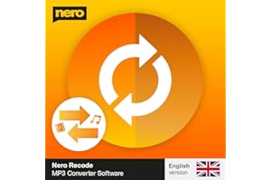 Nero Recode | MP3 Converter Software | Convert Audio & Video to MP3, WAV, FLAC | Extract Audio from MP4, AVI, MOV | DVD to MP3 | Lifetime Licence | 1 PC | Windows 11/10/8/7
