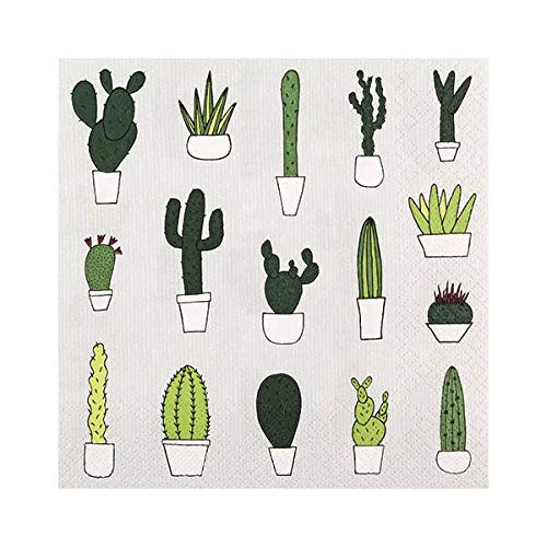 Preisvergleich Produktbild Unbekannt Serviette Kakteen 20 Stück