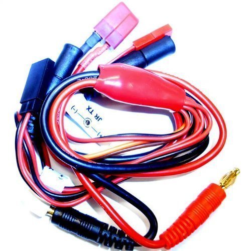 Preisvergleich Produktbild 8058 4mm Banana Multi Stecker 16AWG JST JR T-Stecker