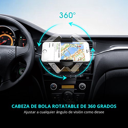Soporte M  vil Coche para Ranura de CD de Coche Mpow CD Slot Car Mount con Sostenedor 360    Rotaci  n para iPhone 7 7Plus 6  6 Plus  6S SE  iPod Touch  Nexus 4 5  HTC  Sansum  Huawei  Motorola  Sony y Dispositivos GPS