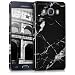 Produktbild kwmobile Hülle für Samsung Galaxy J5 (2016) DUOS - Backcover Case Handy Schutzhülle Kunststoff - Hardcase Cover Marmor Design Schwarz Weiß
