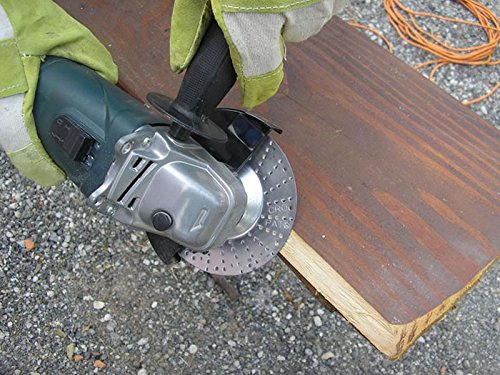 Rotoraspel Ø 115mm (Klinge 2 ; Mittel) Schleifscheibe 115x22mm für Holz,Kunststoff,Gummi - 7