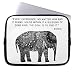 Produktbild qidushop Buddha Henna Elephant Wisdom 11.6 12 Inch Laptop Sleeve Cute Notebook Computer Case for Apple MacBook Acer