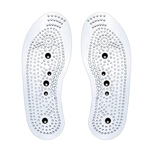 Preisvergleich Produktbild FOONEE Akupressur-Einlegesohlen, magnetische Einlegesohlen, Fuß-Magnettherapie, Massageeinlagen, Pads für Männer, Women