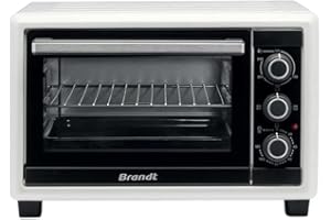 BRANDT FC16CW - Four électrique - Convection naturrelle - 16 litres - 1.2 kWatt - blanc, 33.5x41x28 cm