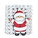 Produktbild Delleu Serviettenringe, Weihnachtsmann, Strasssteine, 10 Stück Silber