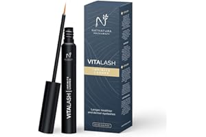 N NATNATURA HEALTH & BEAUTY NATNATURA VITALASH. Sérum pour cils testé dermatologiquement. Résultats cliniques visibles en seulement 2 semaines. Des cils plus forts, plus longs et plus denses. FORMULE CHALLENGE 2022.