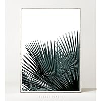 Kunstdruck / Poster JUNGLE N°1 -ungerahmt- Palme, Wedel, tropisch, Natur, Pflanze, Blatt, Blätter