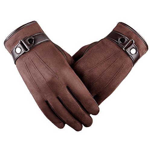 Qlan Man Femme Gants coupe-vent Gants de vélo de randonnée en plein air à écran tactile