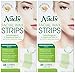 Nads Hair Removal Facial Strips 24 Count (2 Pack)