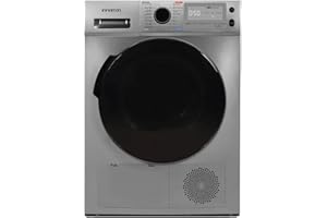 INFINITON ELECTRONICS INFINITON Sèche-linge SD-B98G Pompe de chaleur (Inox, A++, 9KG, Display, capteurs LED, contrôle électronique, inverseur, fonction anti-rides