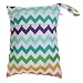 Waterproof Resuable Wet Dry Baby Diaper Bag Organizer Pouch with Dual Zipper Rainbow