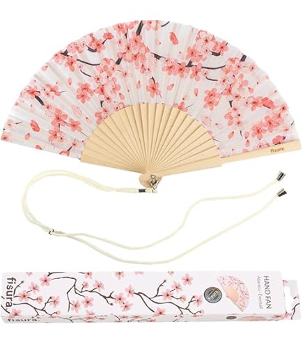 Éventail Laqué Portable Pour Femmes - Avec Pigments Colorés - Réutilisable, Pour Décoration Ou Rafraîchissement