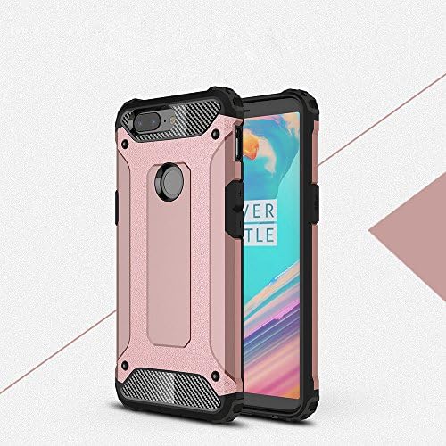 RockweyÂ® Oneplus 5T case,TPU + PC,durable,Shock-Proof,perfect match Oneplus 5T(Rose gold)