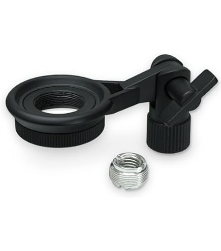 Supporto Per Microfono Anneau De Support Micro Compatible Rode NT | ULEIVA - Pièce Rechange Noire, PLA Bras Micro Rode