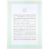 Hochzeitsgeschenk für Brautpaar - Bild / Kunstdruck als Gastgeschenk zur Hochzeit | Geschenk für Trauzeuge / Trauzeugin oder persönliche Beigabe zum Geldgeschenk (Verpackung) - auf Wunsch mit Bilderrahmen