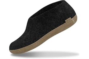 glerups dk A Shoes Unisex - Erwachsene Filz-Hausschuh,Huettenschuhe,Ledersohle