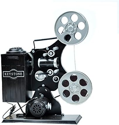 Ornamentesd Vintage Retro Nostalgic Old Movie Projector Model Model Room Decoration Decoration Decoration Style Shooting Props