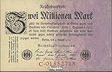  Deutsches Reich Rosenbg: 102a, Reichsdruckerei gebraucht (III) 1923 2 Millionen Mark (Banknoten für Sammler)