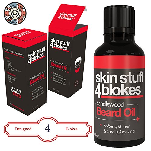 Skin Stuff 4 Blokes The Best Sandalwood Beard Oil & Conditioner To Tame Your Facial Hair. Moisturise Your Face Hair As Well As The Skin To Leave You Revitalised, Hydrated & Nourished. Our Unique Blend of Essential Oils, Tames Even The Wildest Of Beards, Leaving It Soft, Smooth & Manageable, Oh And Don't Forget The Amazing Smell, The Infusion Of Sandalwood, Pink Pepper, Rose, Ginger & Grapefruit, Is Utterly Delicious. It's Time To Transform Lack Luster Beards & Supercharge Them. Are You Ready To Treat Your Beard?